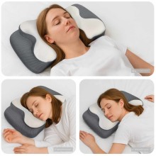 Анатомична възглавница Cervical Curve Memory, 58 x 37,5 x 12 см, бяла