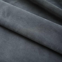 Кадифени завеси в цвят антрацит с перделък, 2 бр., 140 x 175 см