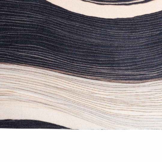 Килим за кухня Abstract Line, черно 300 x 60 см Кадифе