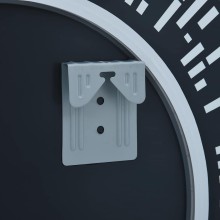 Кръгло LED стенно огледало за баня с декоративно периферно осветление, 70 см
