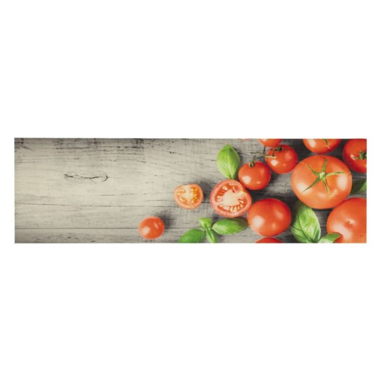 Кухненско килимче домати, 45x150 см, кадифе