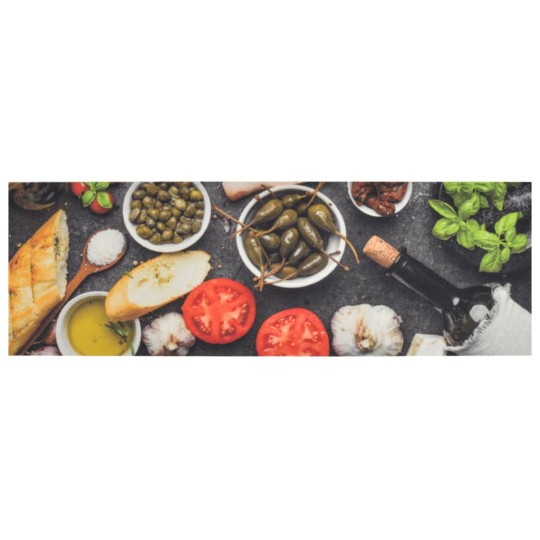 Кухненско килимче Mediterranean Dinner, 60x180 см, кадифе