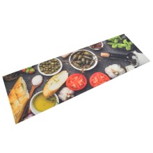 Кухненско килимче Mediterranean Dinner, 60x180 см, кадифе