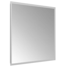 LED стенно огледало за баня с периферна светеща рамка и USB захранване, 50x50 см