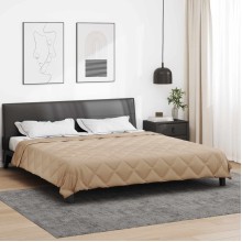 Лятна олекотена завивка Color Warm с полиестерен пълнеж, 200 г/м², в цвят таупе