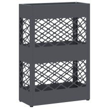 Метална поставка за чадъри GRID, цвят антрацит, 28 x 12 x 41 см