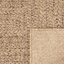 Пътека ZIZUR, имитация на юта, правоъгълна шарка, за закрито и открито, кафява