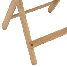 Помощна сгъваема маса в стил Eco Minimalist, бамбук масив, 40 x 30 см