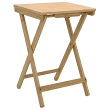 Помощна сгъваема маса в стил Eco Minimalist, бамбук масив, 40 x 30 см