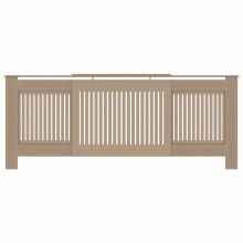 Разтегателна декоративна решетка за радиатор CALDORA, кафяв, 142-205x20,5x81,5 см