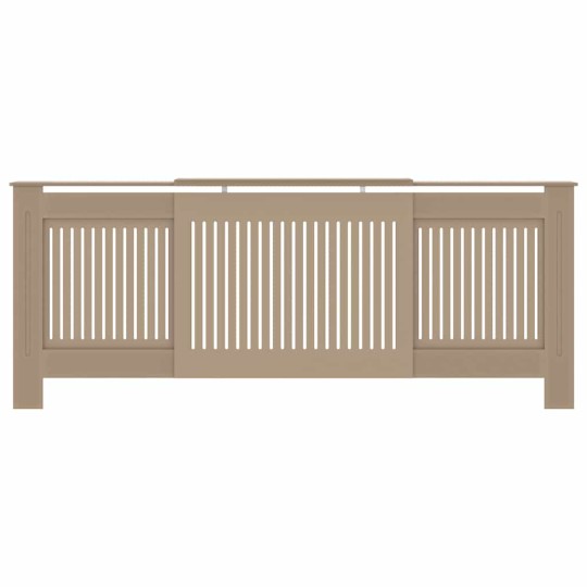 Разтегателна декоративна решетка за радиатор CALDORA, кафяв, 142-205x20,5x81,5 см