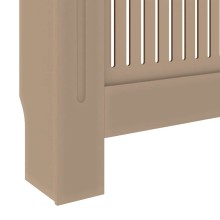 Разтегателна декоративна решетка за радиатор CALDORA, кафяв, 142-205x20,5x81,5 см
