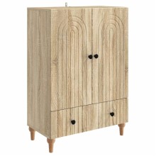 Шкаф ARCO с 2 врати и долно чекмедже, дъб сонома, 66 x 34,5 x 95 см