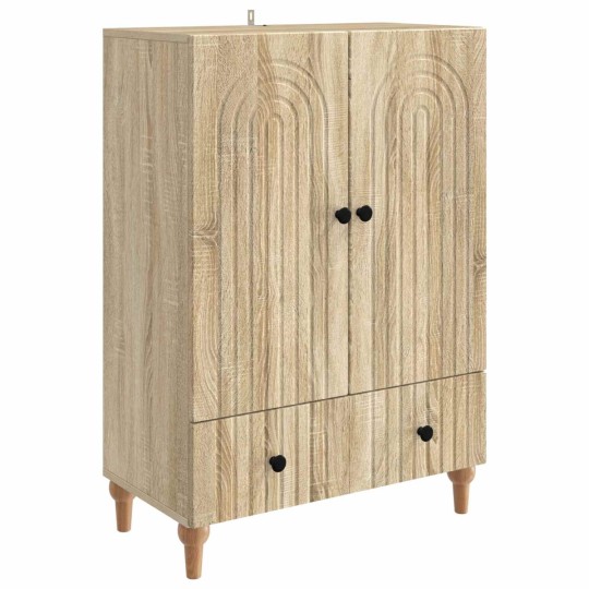 Шкаф ARCO с 2 врати и долно чекмедже, дъб сонома, 66 x 34,5 x 95 см