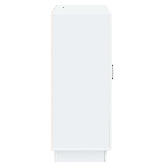 Шкаф ONDA с врата и 3 чекмеджета, бял, 66 x 34,5 x 87 см
