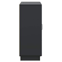 Шкаф ONDA с врата и 3 чекмеджета, черен, 66 x 34,5 x 87 см