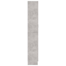 Шкаф витрина AVORA, бетонно сив, 82,5 x 30,5 x 185 см