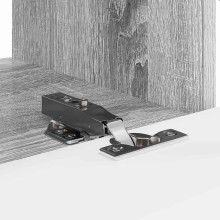 Стенен ТВ шкаф LINEA с вертикално фрезован фронт, сив дъб сонома, 60 x 31 x 29,5 см