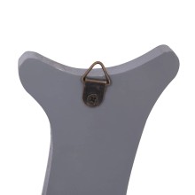 Стенна закачалка за палта WELCOME, сива, 74 x 29,5 см