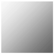 Стенно огледало без рамка със заоблени ръбове 50 x 50 см