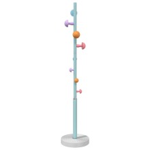 Стояща закачалка CANDY, синя, ⌀ 35 см, височина 172 см