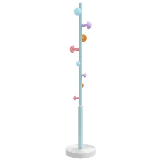 Стояща закачалка CANDY, синя, ⌀ 35 см, височина 172 см