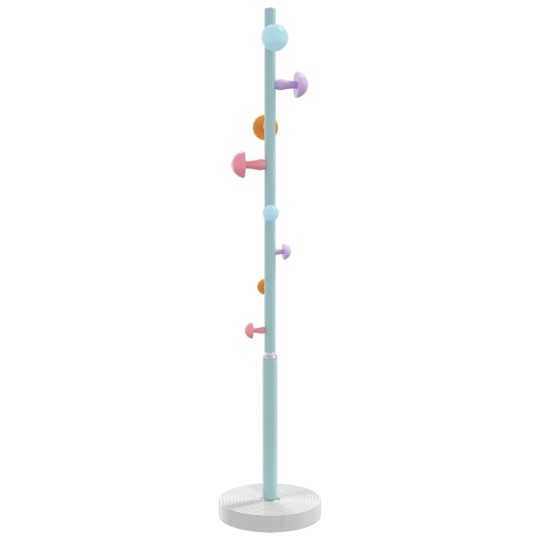 Стояща закачалка CANDY, синя, ⌀ 35 см, височина 172 см