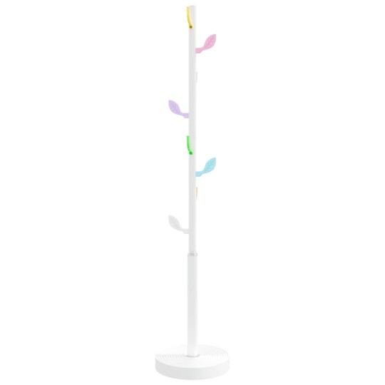 Стояща закачалка PASTEL, бяла, ⌀ 35 см, височина 172 см