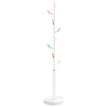 Стояща закачалка PASTEL, бяла, ⌀ 35 см, височина 172 см