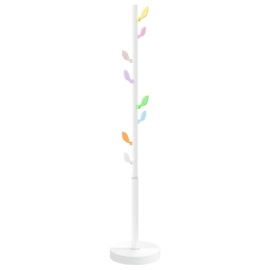 Стояща закачалка PASTEL, бяла, ⌀ 35 см, височина 172 см