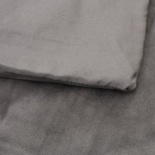 Тежко одеяло с плик, сиво, 200x230 см, 13 кг