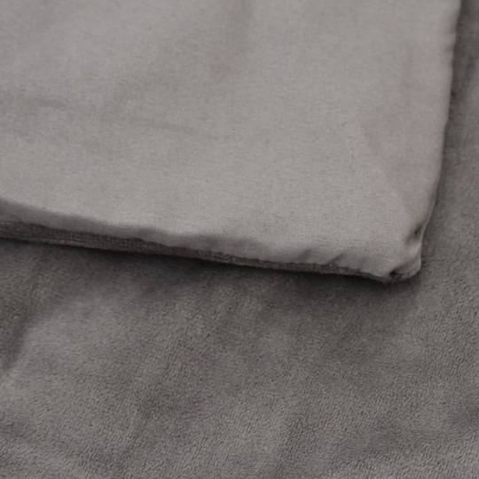 Тежко одеяло с плик, сиво, 200x230 см, 13 кг