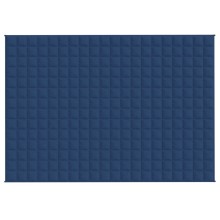 Тежко одеяло синьо 135x200 см 6 кг