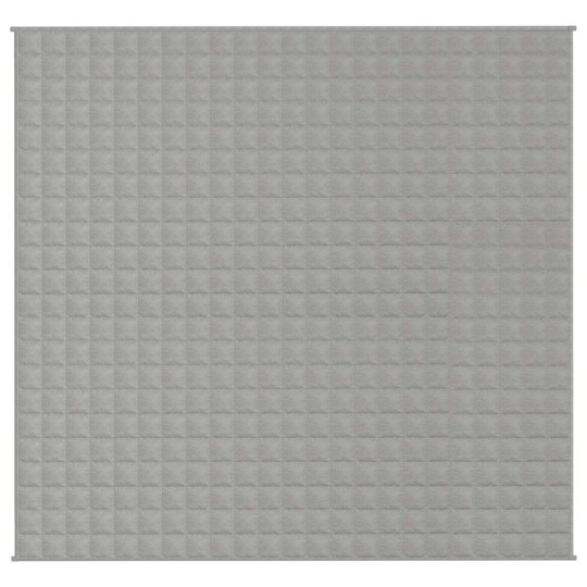 Тежко одеяло сиво 220x235 см 15 кг