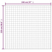 Тежко одеяло сиво 220x240 см 15 кг