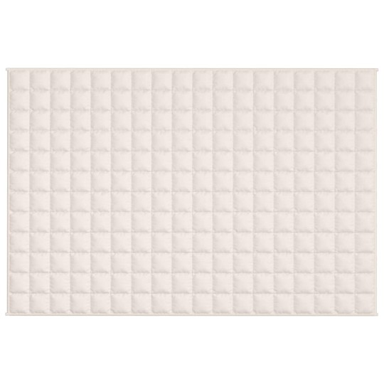 Тежко одеяло светлокремаво 120x180 см 5 кг
