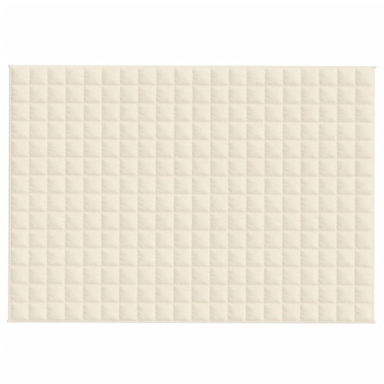 Тежко одеяло светлокремаво 140x200 см 10 кг