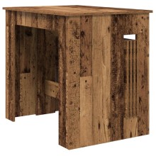 Трапезна маса в стил Boho, ЛПДЧ състарено старо дърво, разтегателна до 240 x 85 см