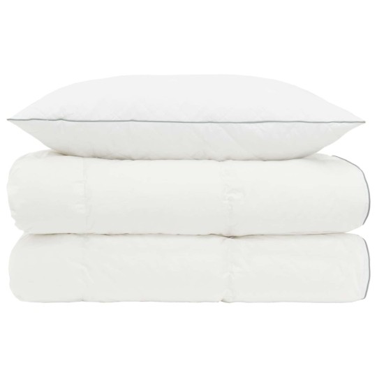 Зимен комплект Fulda Extra Warm Harmony със завивка и възглавница с пълнеж от 90% гъши пух, 310 г/м², 2 части