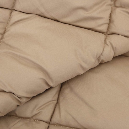 Зимна олекотена завивка Color Arctic с полиестерен пълнеж, 450 г/м², в цвят таупе