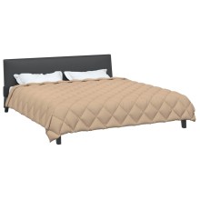 Зимна олекотена завивка Color Arctic с полиестерен пълнеж, 450 г/м², в цвят таупе