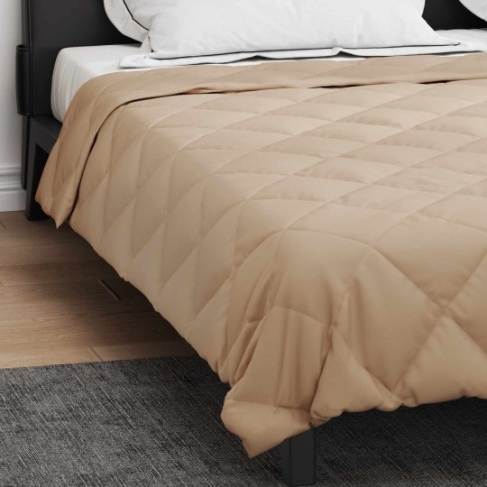 Зимна олекотена завивка Color Comfort с полиестерен пълнеж, 300 г/м², в цвят таупе