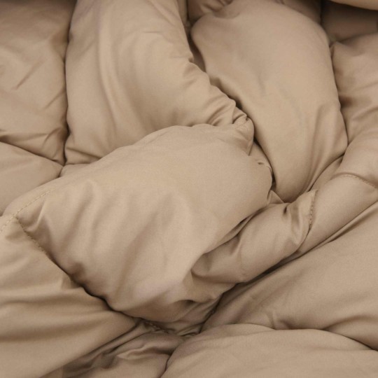 Зимна олекотена завивка Color Comfort с полиестерен пълнеж, 300 г/м², в цвят таупе