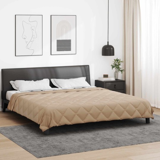 Зимна олекотена завивка Color Comfort с полиестерен пълнеж, 300 г/м², в цвят таупе