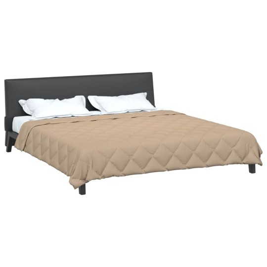 Зимна олекотена завивка Color Comfort с полиестерен пълнеж, 300 г/м², в цвят таупе