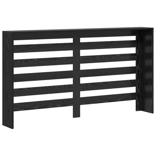 Декоративна решетка за радиатор ALVERO, черен дъб, 149x20x82 см
