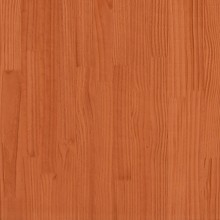 Единично легло PLANK от боров масив, восъчнокафяво