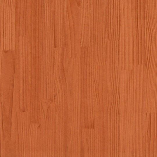 Единично легло PLANK от боров масив, восъчнокафяво