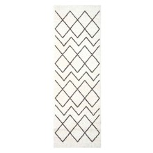 Килим за кухня Tribal Pattern, бял 180 x 60 cm Кадифе