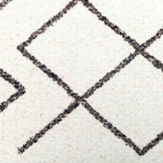 Килим за кухня Tribal Pattern, бял 180 x 60 cm Кадифе